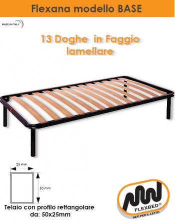 Flexana Base 13 doghe in faggio lamellare